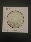 Vintage 1997 American Silver Eagle (.999%) $1 Coin: Only 4.3 Million Minted Tone