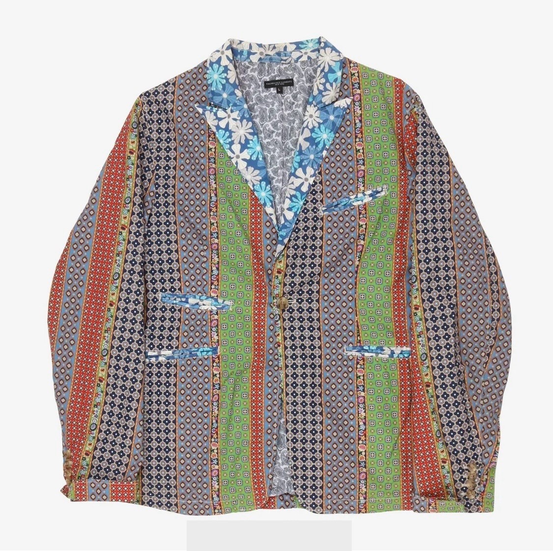Engineered Garments Crazy Pattern Jacket L Fine F… - image 1
