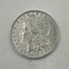 1890 P Morgan Silver Dollar Nice About Uncirculated Coin