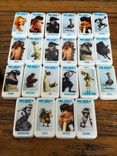 Real Ice Age 4 Domino Fieber 16 Dominosteine mit Säckchen wNEU