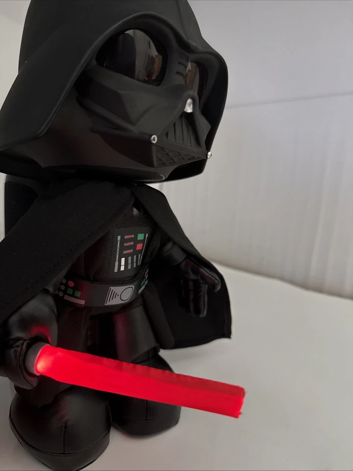 Star Wars Darth Vader Plush Toy w/ Voice Changer  & working Lightsaber! - Image 3 of 3