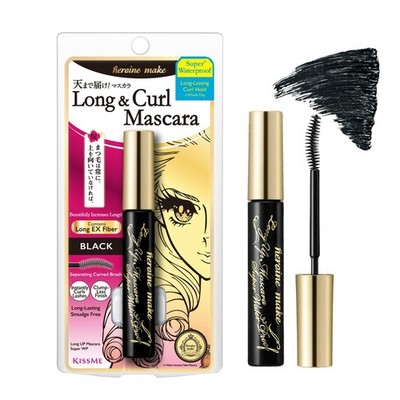 KISSME Long UP Mascara Super WP LongLasting Curl Beauty Makeup Product