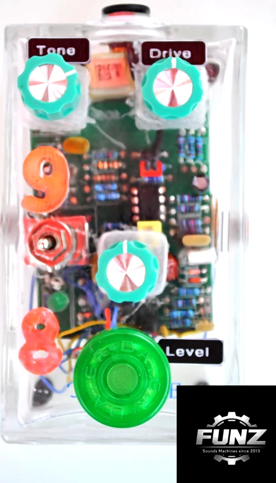 IBANEZ  TS 808 TS9 Replica FUNZ Pedal  Handmade Unique Artefact Squelette - Photo 1/4