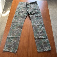 Levis 511 Pants Kids 16 Regular 28X28 Brown Leaf Camo Slim Cargo Boys