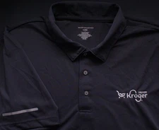 KROGER Delivery Grocery Store Employee Uniform Reflective Polo Shirt, Size Large