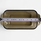 Vintage Pyrex Amber Brown Loaf Pan 213-R Baking Dish 1.5 Qt Bread *read