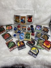Bakugan Battle Brawlers Lot of 14 Plus (6) Metal Cards & (13) Regular Cards EUC