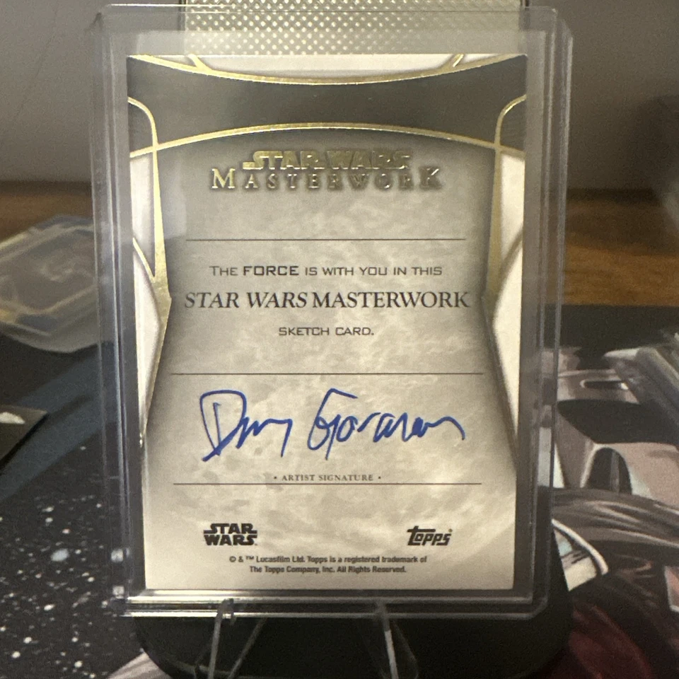 2024 Star Wars Masterwork Lando Calrissian Sketch Dan Gorman - Image 2 of 2