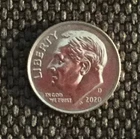 2020 D Dime Roosevelt, very nice, actual coin in picture, free shipping.