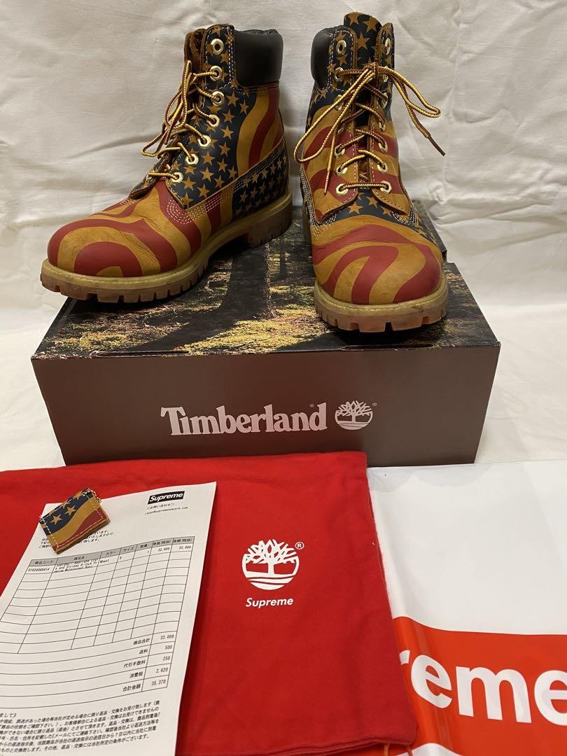 Supreme × Timberland Stars and Stripes Boots – US9 / Limited
