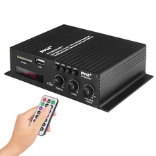 Pyle PFA220BT Home Audio Desktop Bluetooth Amplifier