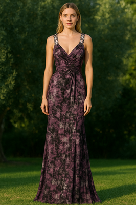 Mignon Floral Print Multi Ruched Gown sz 6 Grecian Style Prom Gala Stretch  $750 | eBay