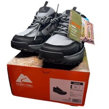 Ozark Trail Mens Waterproof Shoes Hiking Black/Grey - Size 9.5 - NEW STL
