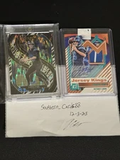 2025 Jared Goff Jersey King Auto /10 & Goff Zebra Chase Pack. Read Description🔥