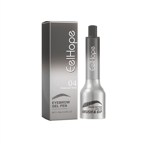 Press Dip Eyebrow Tint Natural Brow Fection Angled Brush Brow Tinting Cream - Picture 20 of 20