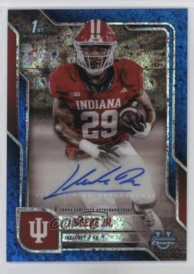 2025 Bowman U Chrome Prospect Blue Mini-Diamond Refractor Lee Beebe Jr Auto 0j3l