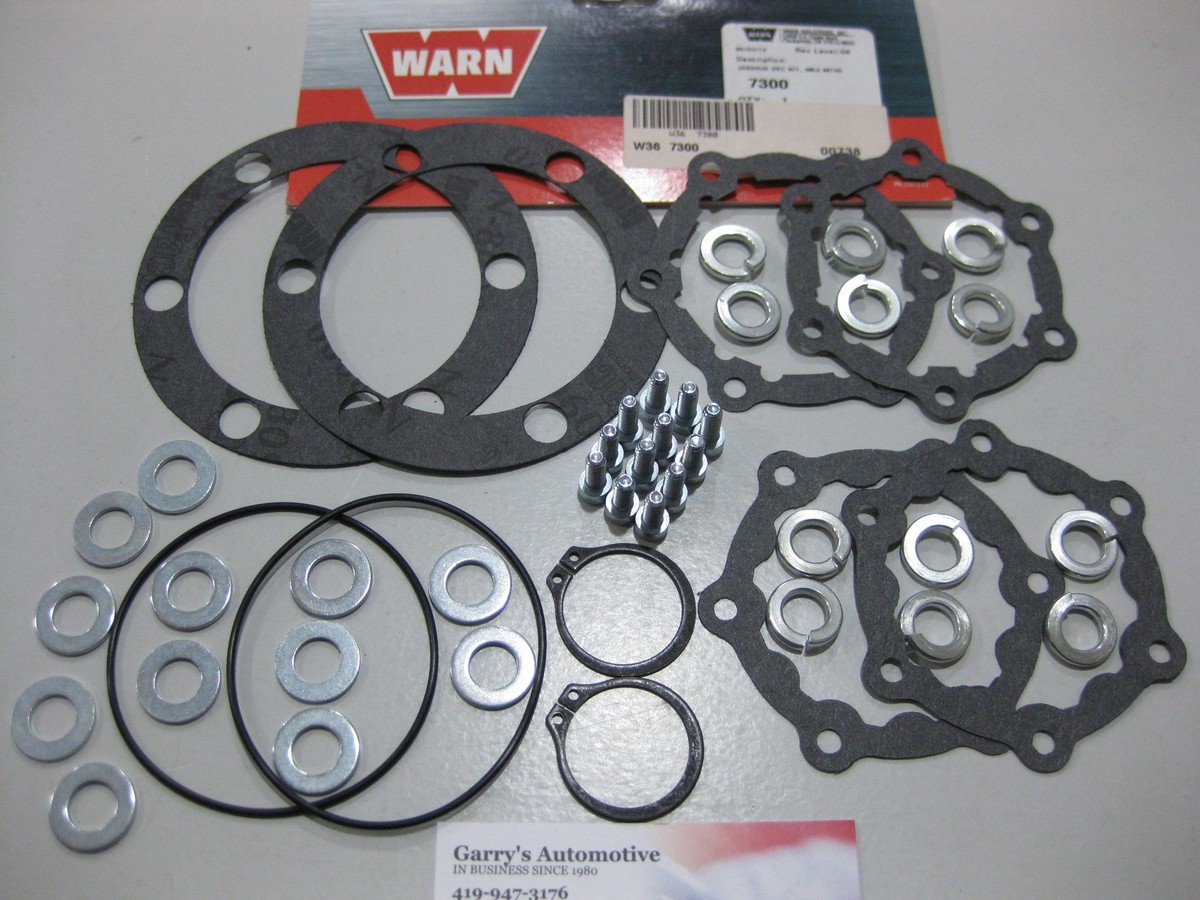 WARN 7300 4WD Locking Hub Renew Repair Service Gasket Kit Jeep IH