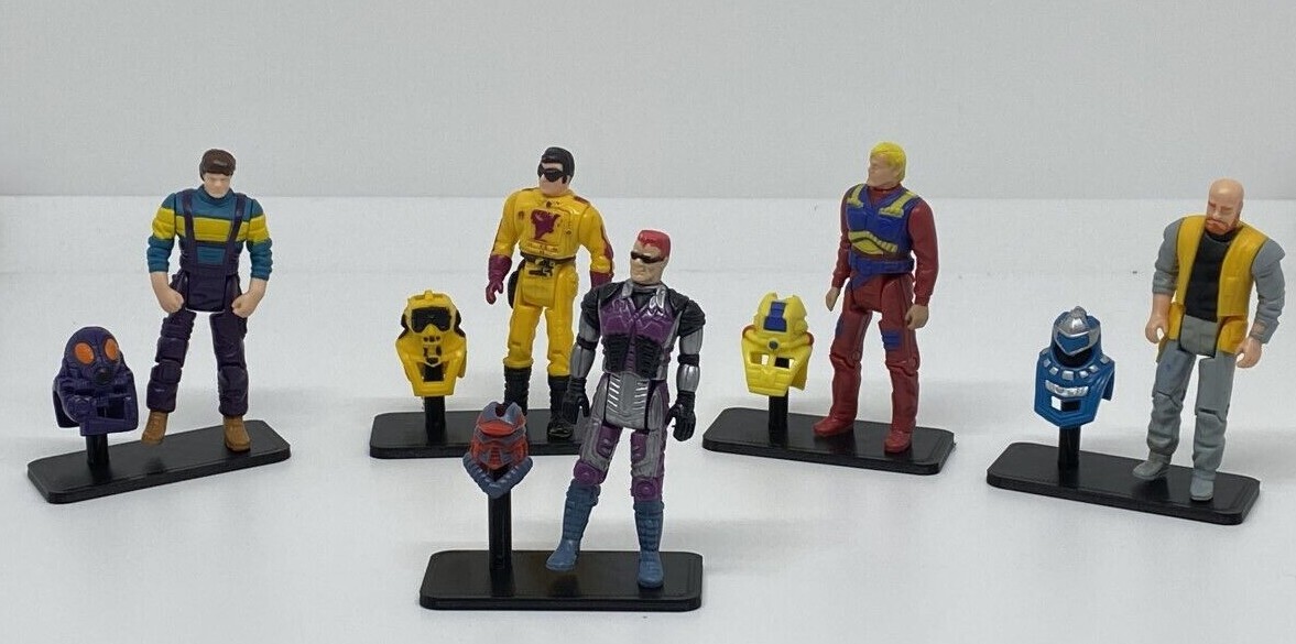 THE MASK VINTAGE ACTION FIGU　4点セット La máscara serie animada Ninja Mask Figura de acción Vintage 1997
