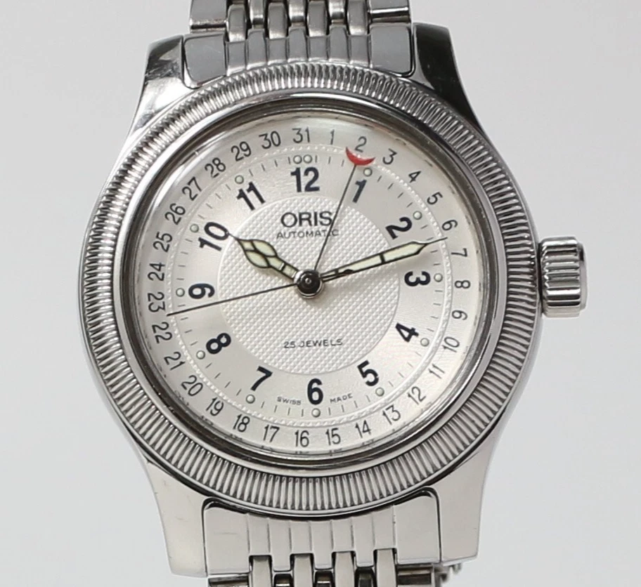 [Near MINT] ORIS Big Crown Pointer Date 7503 44mm Silver Automatic Men's Watch - Image 3 of 4