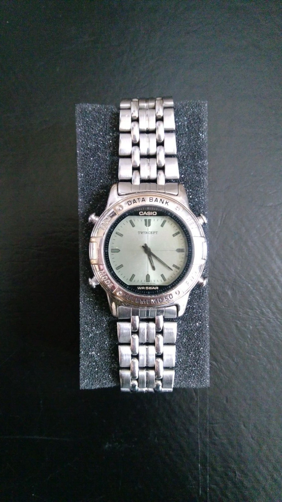 vintage CASIO ABX-600 TWINCEPT analog-digital watch JAPAN