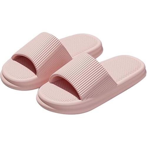 Slippers For Women And Men Pillow Slippers Shower Shoes Indoor Slides Bathroom - Picture 5 of 44