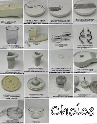 OSTER Kitchen Center 5500-20A Replacement Parts CHOICE OF 1 ITEM 19-1852 | eBay