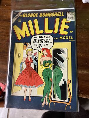 Millie the Model #90 GD Nice! 1959 White Pages