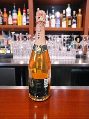5736)MOET&CHANDON サンプル瓶　空き瓶　ダミーボトル　中身無し Moet & Chandon Nectar Imperial Rose Champagne Dummy Empty Bottle