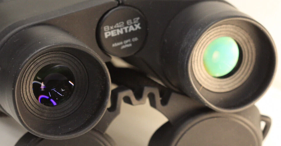 Pentax dcf 8x42...phase coated Binoculars bright&clear....made in japan - Image 3 of 4