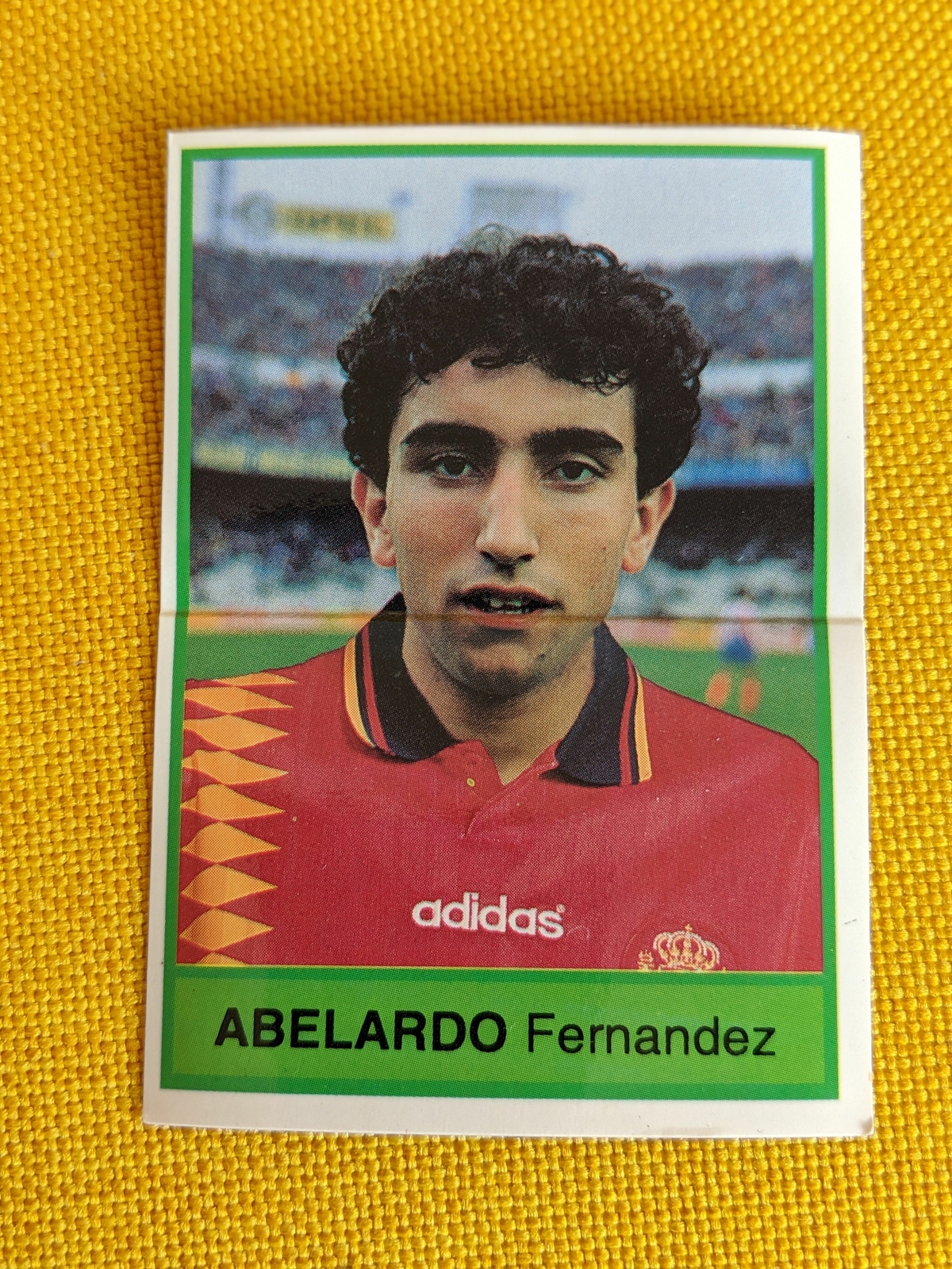 pegatina tamaño postal de la selección española - Comprar Postales
