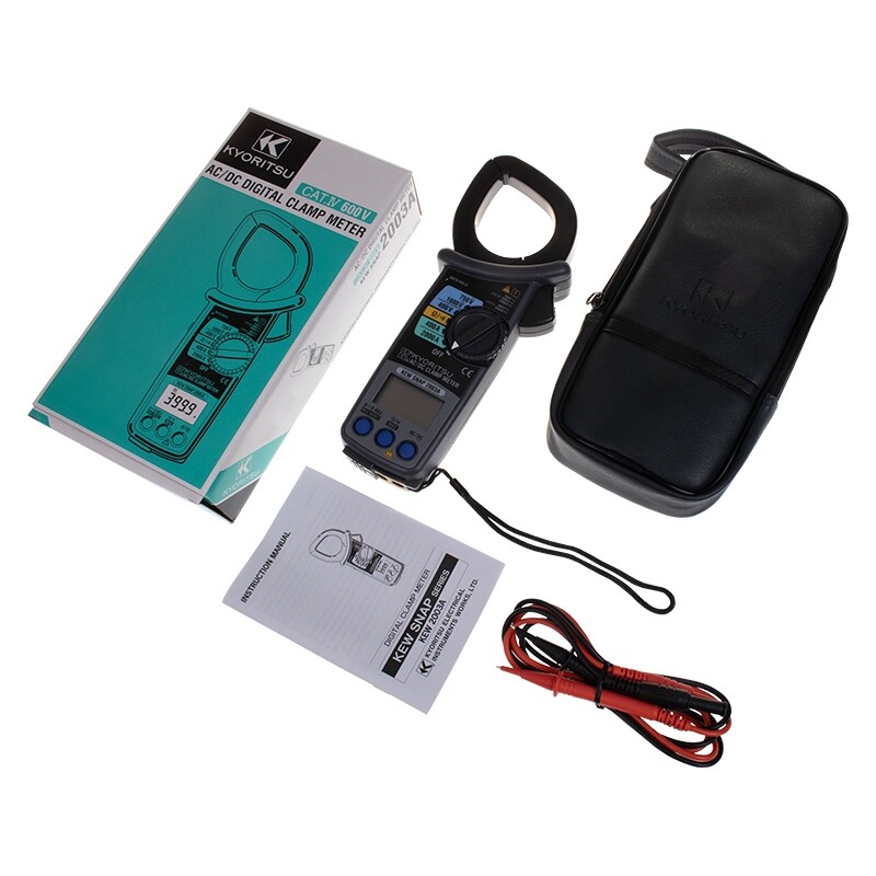 Kewtech KEW2003A Digital AC/DC 2000A Clamp Meter + Conformity Certificate