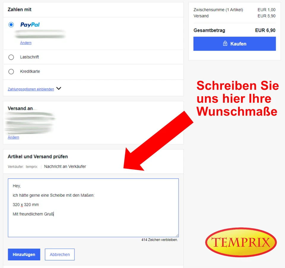 Glas nach Maß ESG  Klarglas Glasplatte Glasscheiben Glasboden - polierte Kante - Bild 2 von 4