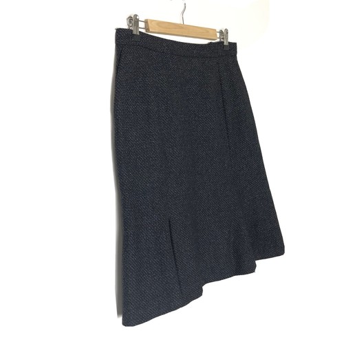 Yves Saint Laurent Rive Gauche Womens Tweed Wool Skirt YSL Size 42 Italy Career - 第 3/7 張圖片