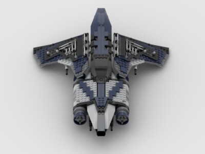 CUSTOM LEGO SPACESHIP MOC INSTRUCTIONS***