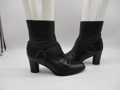 Cole Haan Black Leather Zip Ankle Boots Cole Haan NikeAir Black Leather Zip Ankle Boots Womens Size  main image 4
