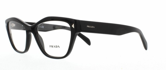 prada black eyeglass frames