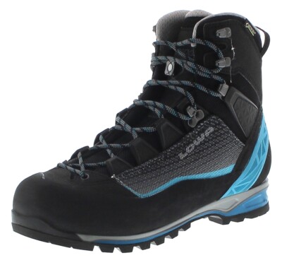 Lowa Herren Wanderstiefel Alpine Pro GTX WS Schwarz Türkis