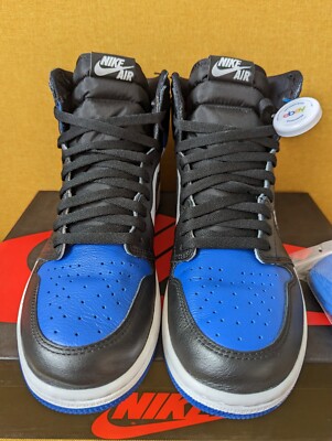 Air Jordan 1 Retro High OG Royal Toe Men's Size 10 Condition 9.5