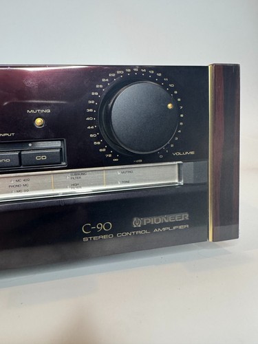 Pioneer C-90 Stereo Control Preamp (Serviced) Very Nice - *SEE VIDEO* - Picture 11 of 15