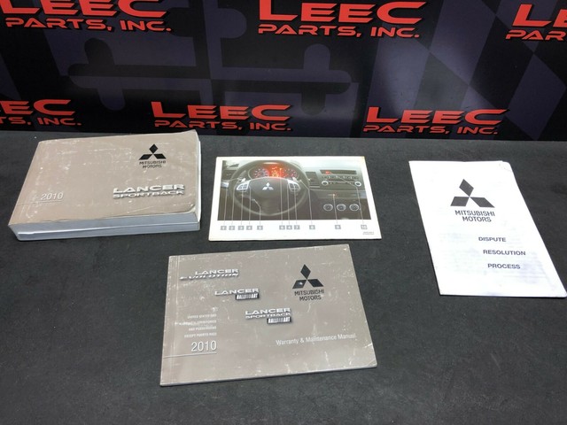 2010 MITSUBISHI LANCER RALLIART SPORTBACK OWNERS MANUAL BROCHURE GUIDE