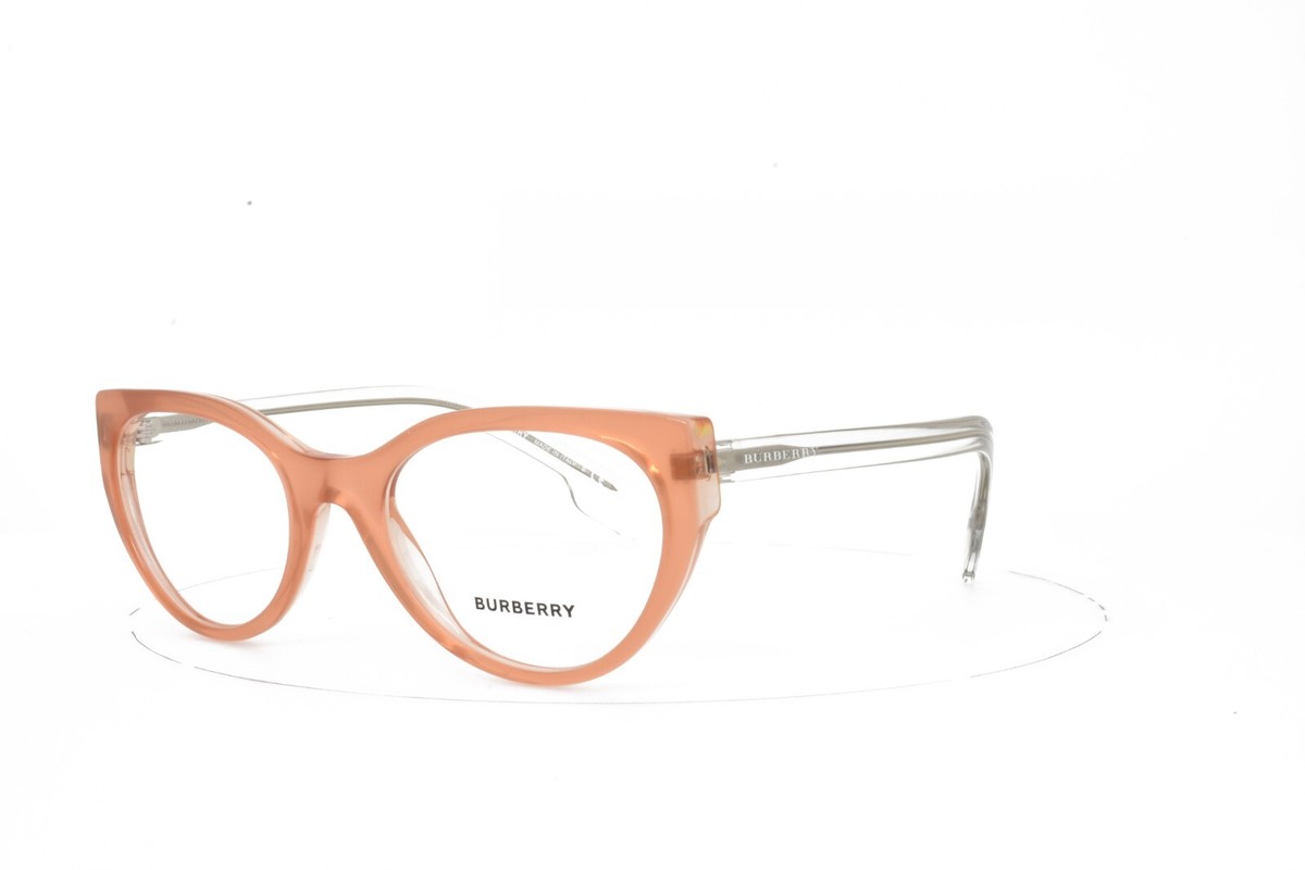 Burberry Women's Eyeglasses Clear Red Cat Eye Frame 51mm 2289 3774