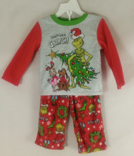 Dr. Seuss Grinch Who Stole Christmas 2T Pajamas 2 Piece