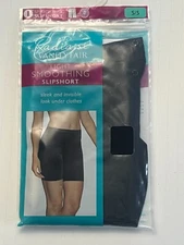 Vanity Fair Smoothing Slipshort Black Size Small 