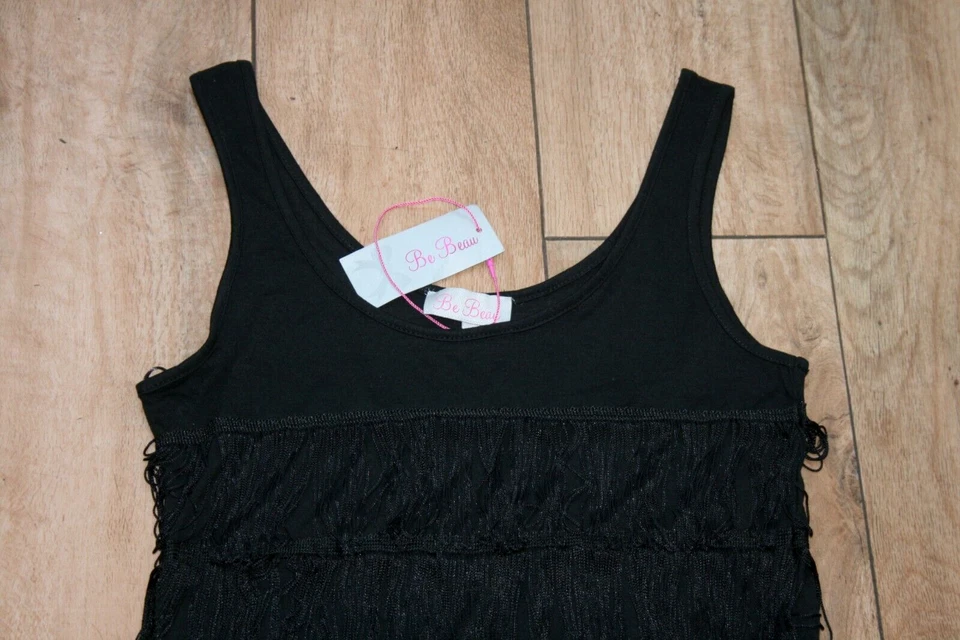 NUEVO&TAGS 1920 Borla Vestido TALLA 8 10 BE HERMOSO Fiesta Elegante Vestido Flapper Gatsby Foto 2 de 4