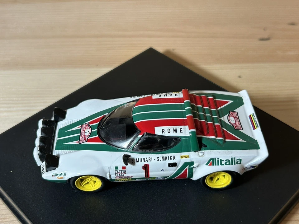LANCIA STRATOS HF #1 S.MUNARI WINNER RALLYE MONTECARLO 1977 IXO ALTAYA 1:43 - Immagine 2 di 4