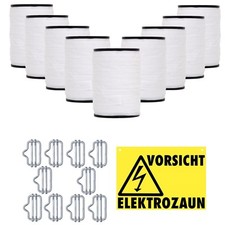 40mm 1800m Weidezaunband Breitband Weideband Elektro Weidezaun Band Niro Leiter