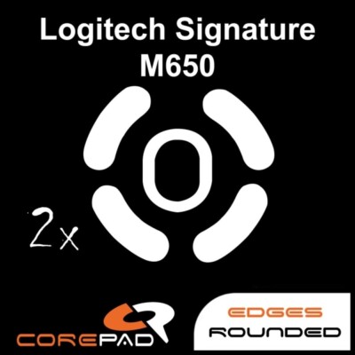 Corepad Skatez Logitech Signature M650 replacement mouse feet mouse glider PTFE Teflon