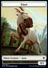 MRM English Token-Goat 0/1 MTG Magic ELD