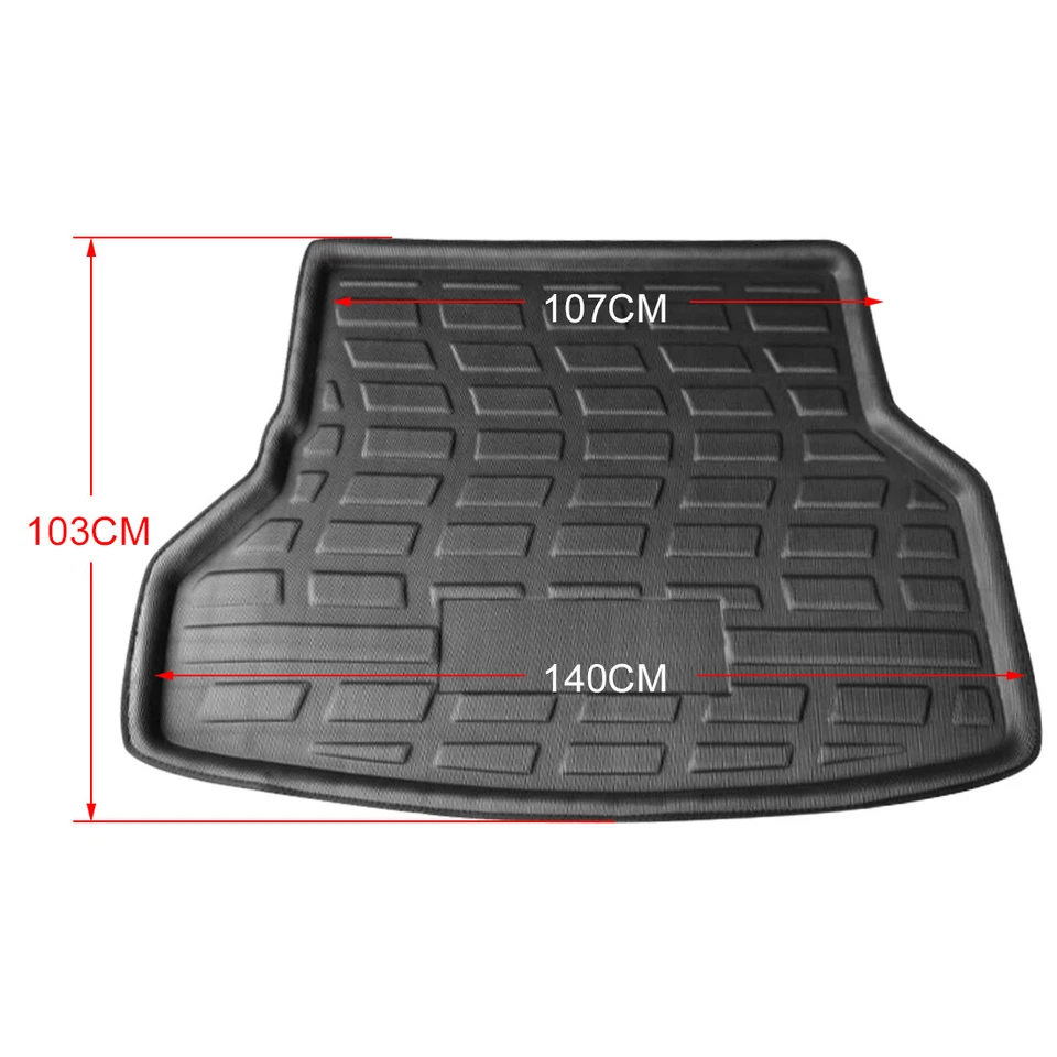 Bandeja de maletero trasero revestimiento de carga alfombrilla de carga para todo tipo de clima para Toyota Highlander 2009-13 Foto 4 de 4