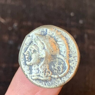 ANCIENT COIN GREECE Carthage Tanit/ Horse Head 264-241 BC